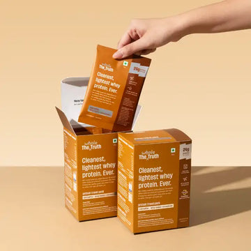 The Whole Truth Whey Protein Powder 24g - Cold Coffee Sachets
