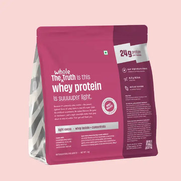 The Whole Truth Whey Protein Powder 24g - Light Cocoa Flavour
