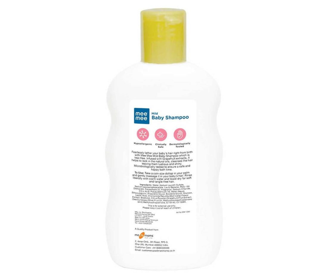 Mee Mee Mild Baby Shampoo For Daily Moisturizing Enriched with Olive Extracts