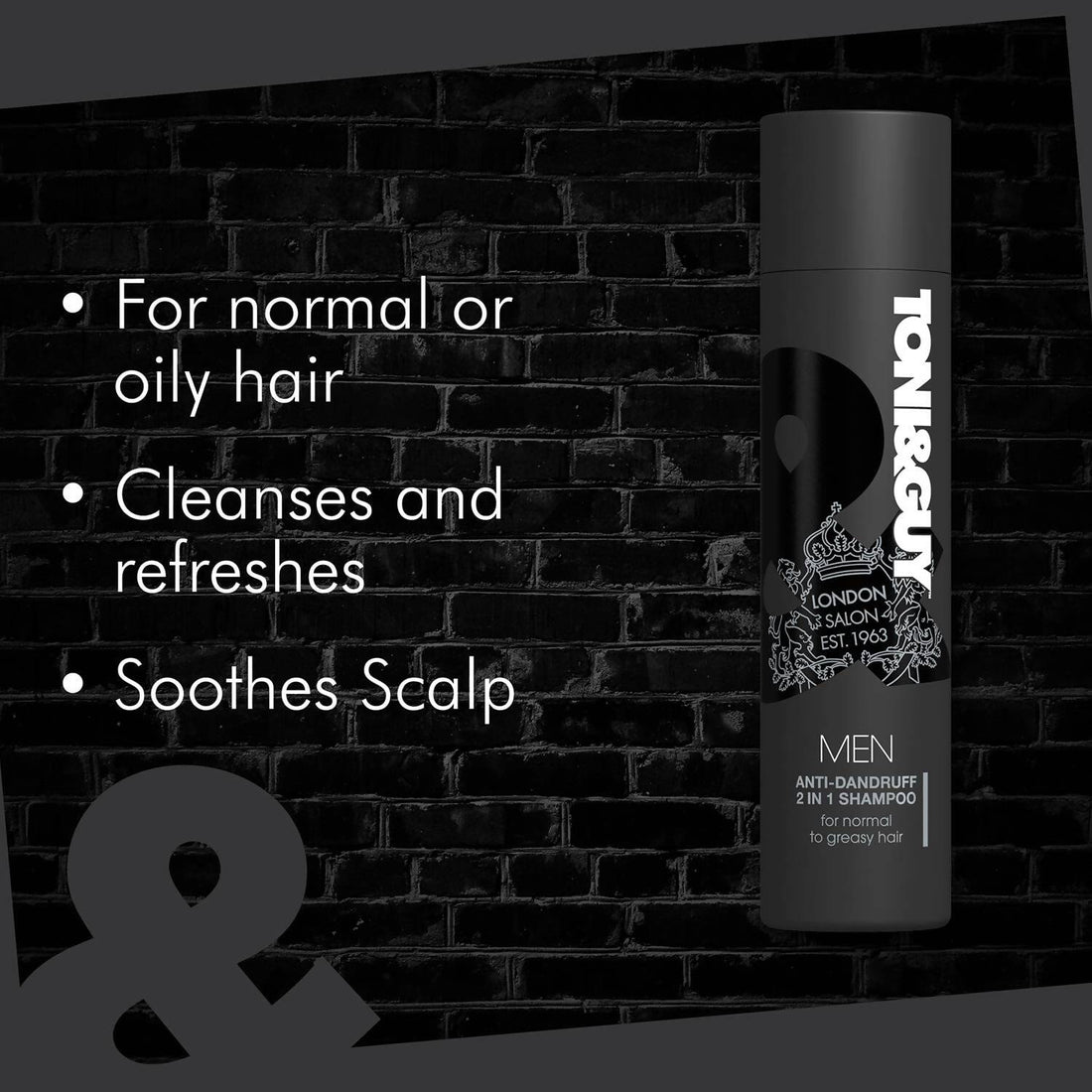 Toni&Guy Men Anti-Dandruff 2-in-1 Shampoo
