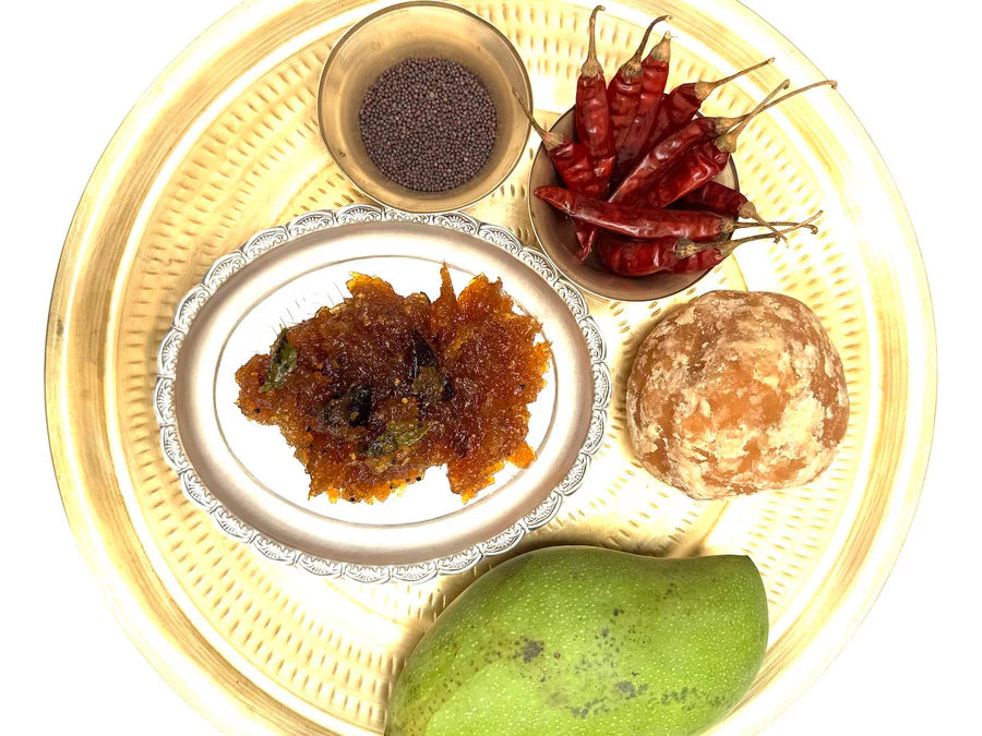 GirijaPaatis Mangai Pachadi (Mango Jaggery Jam)