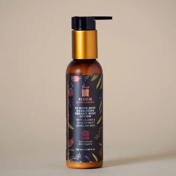 Isha Life 24 Hours Skin Hydrating Organic Body Lotion With Jojoba & Olive Extract (Extra Dry Skin)