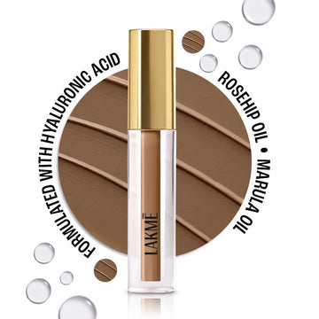 Lakme 9to5 Hya Matte Liquid Concealer - Walnut