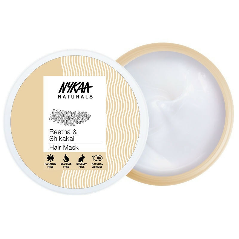 Nykaa Naturals Reetha & Shikakai Hair Mask for Damage Repair & Sulphate-Free