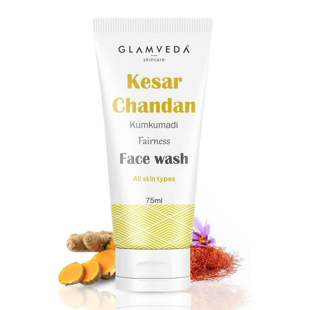 Glamveda Kesar Chandan Kumkumadi Fairness Face Wash