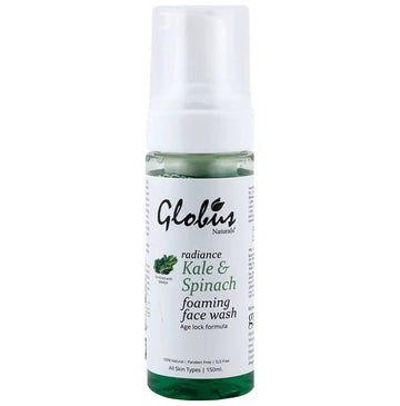 Globus Naturals Kale & Spinach Foaming Face Wash