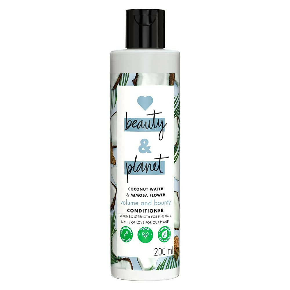 Love Beauty And Planet Coconut Water and Mimosa Flower Paraben Free Volume and Bounty Conditioner