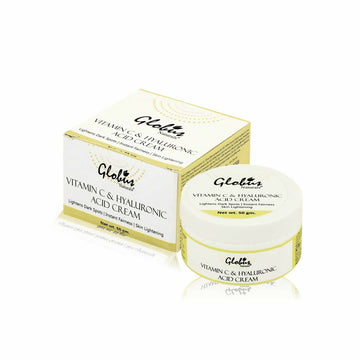 Globus Naturals Hyaluronic Acid and Vitamin C skin Lightening Brightening Cream