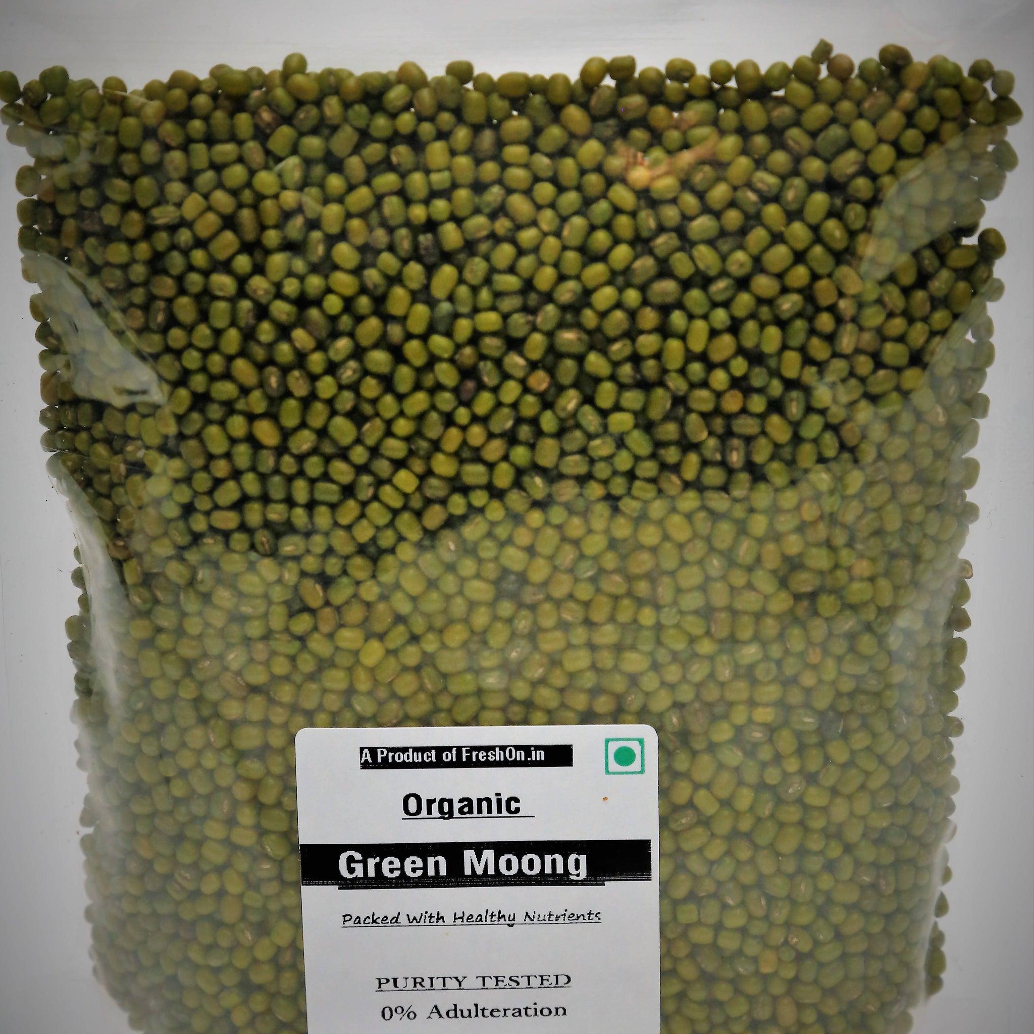 Freshon Organic Green Moong Whole