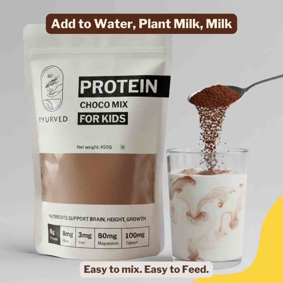Iyurved GFCF Protein Powder For Kids - Choco Mix
