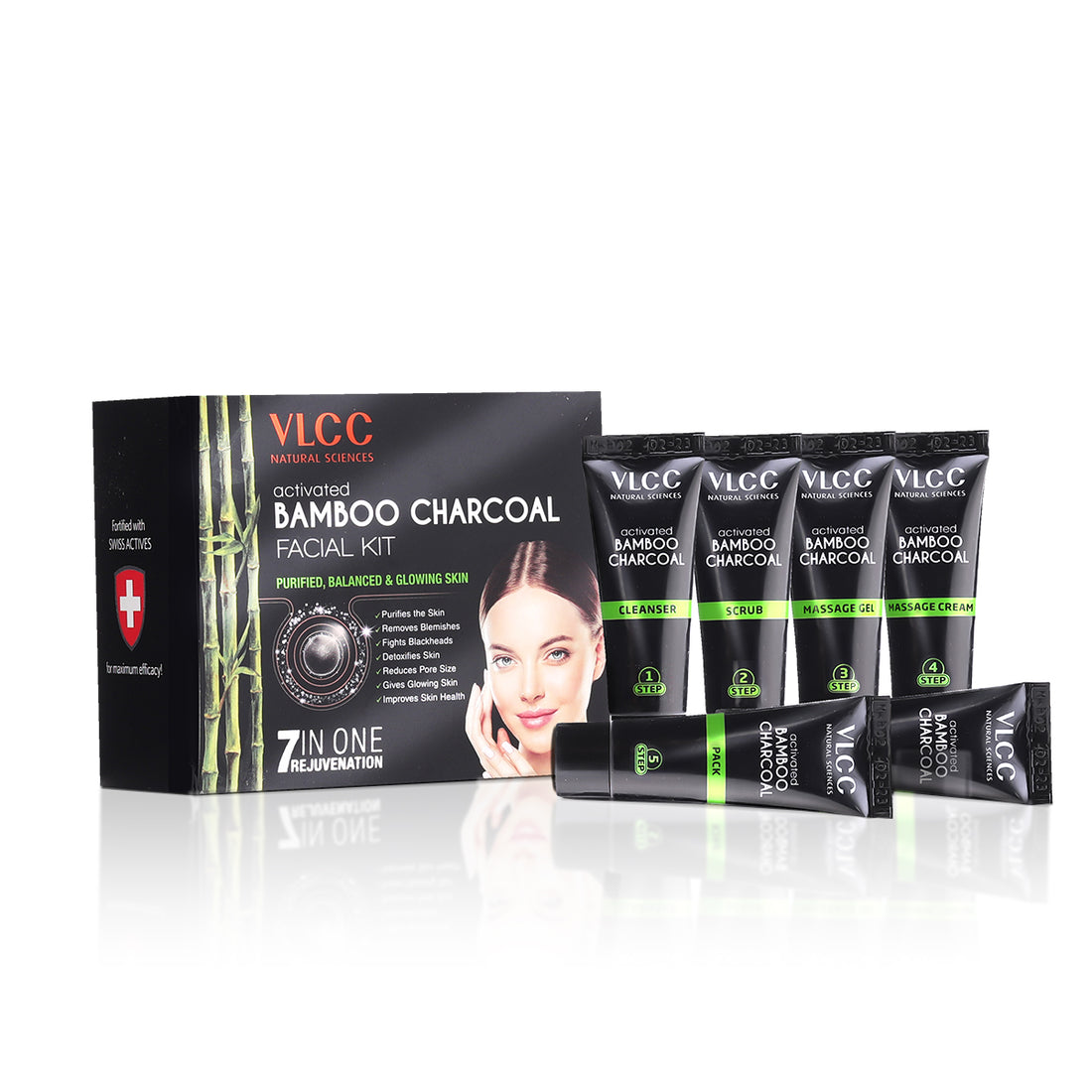 VLCC Activated Bamboo Charcoal Facial Kit