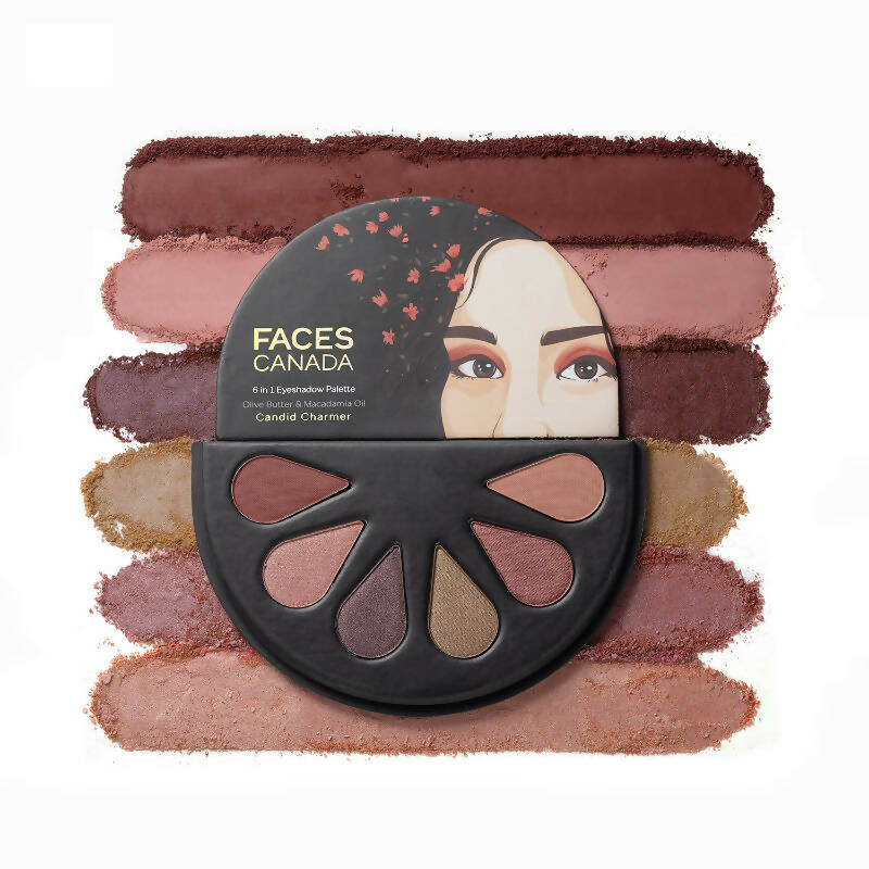 Faces Canada 6 In 1 Eyeshadow Palette - Candid Charmer
