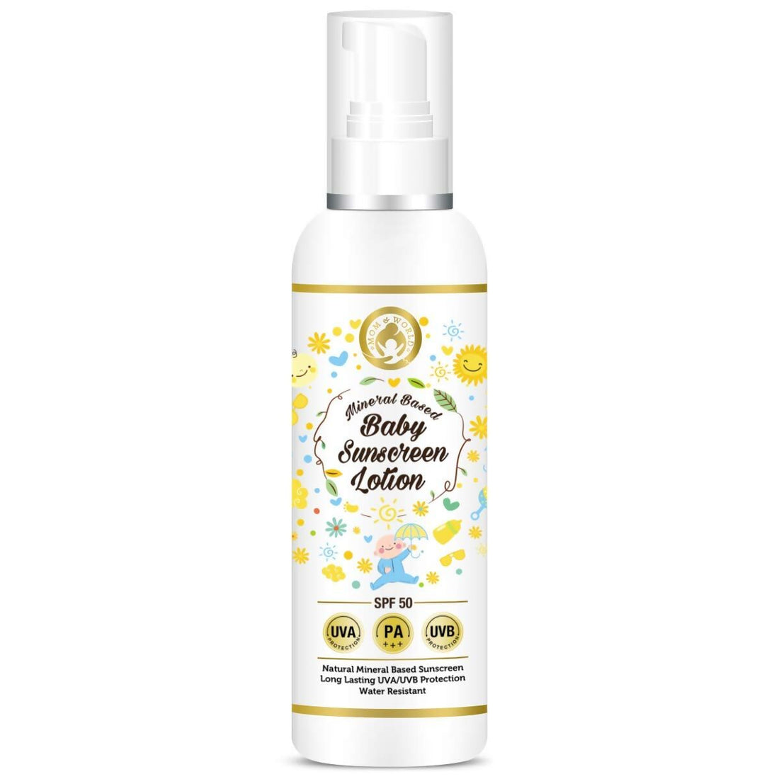 Mom & World Baby Sunscreen Lotion