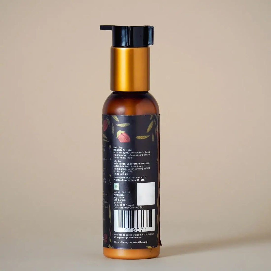 Isha Life 24 Hours Skin Hydrating Organic Body Lotion With Jojoba & Olive Extract (Extra Dry Skin)