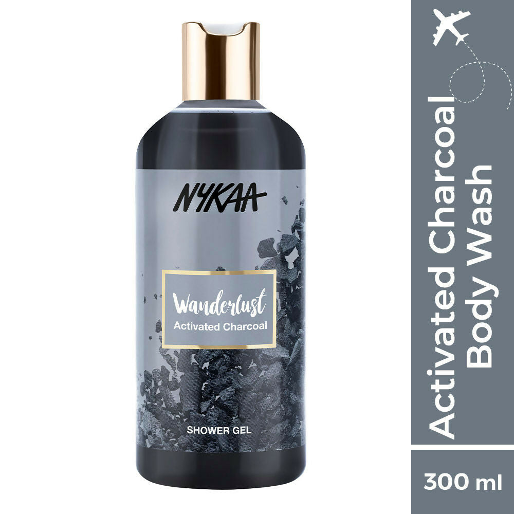 Wanderlust Activated Charcoal Shower Gel