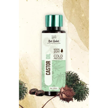 Nat Habit 100% Pure Cold Pressed Castor (Arandi) Oil