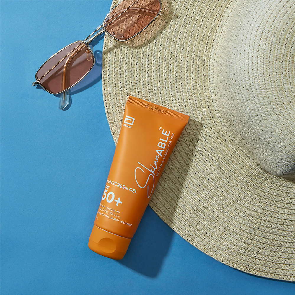 Skinnable Sunscreen Gel SPF 50+, Protects from Dark Spots & Premature Aging