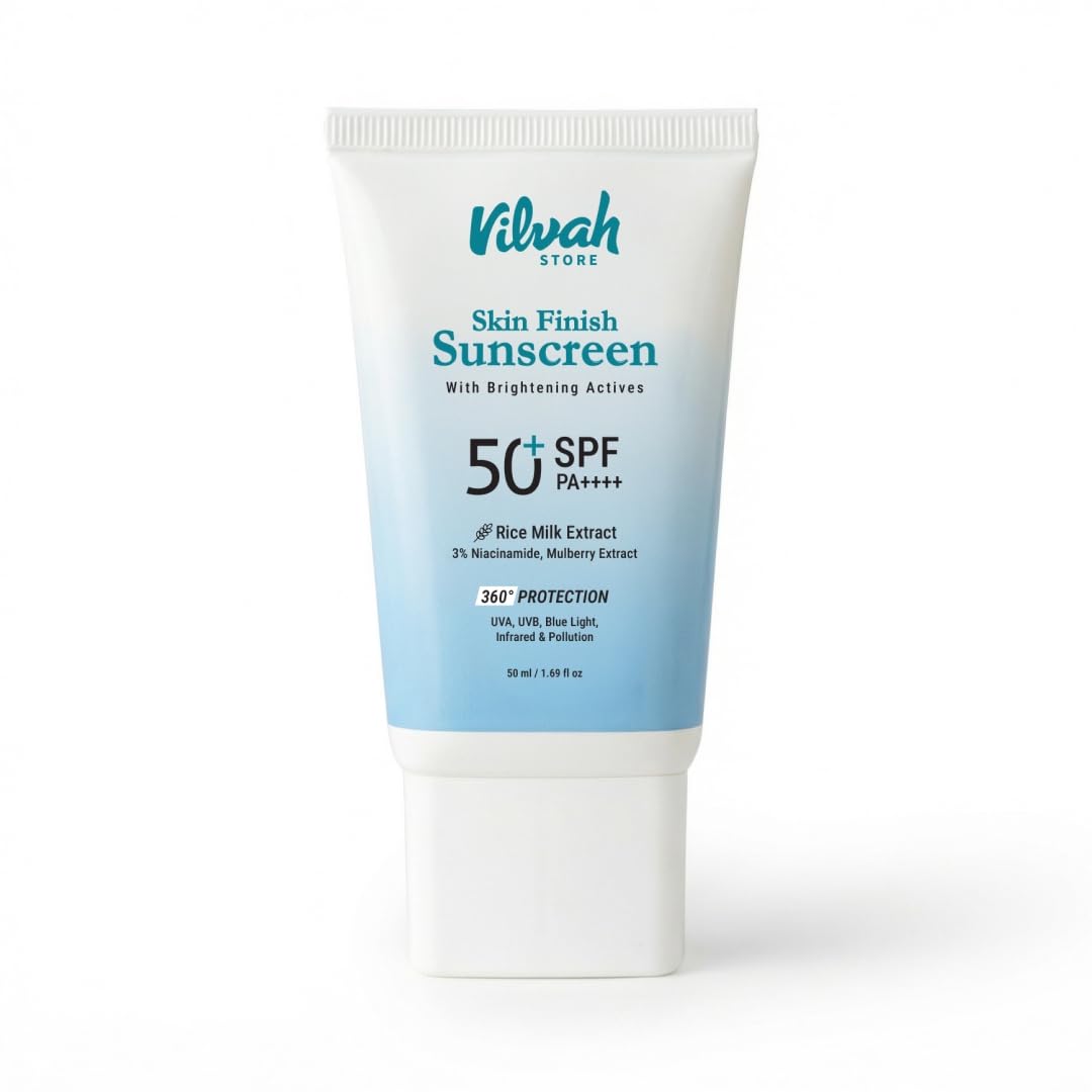 Vilvah Store AM Skin Brightening Face Serum & Sunscreen Combo