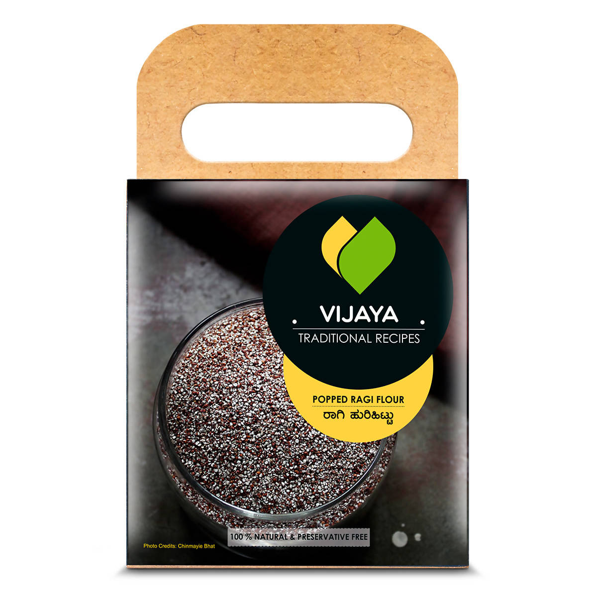 Popped Ragi Powder Image Vijaya Traditional Recipes OneScoop Ragi Hurihittu (Ragi Popped Flour ...