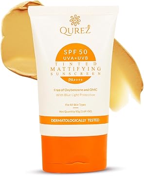 Qurez Mattifying Tinted Sunscreen SPF 50