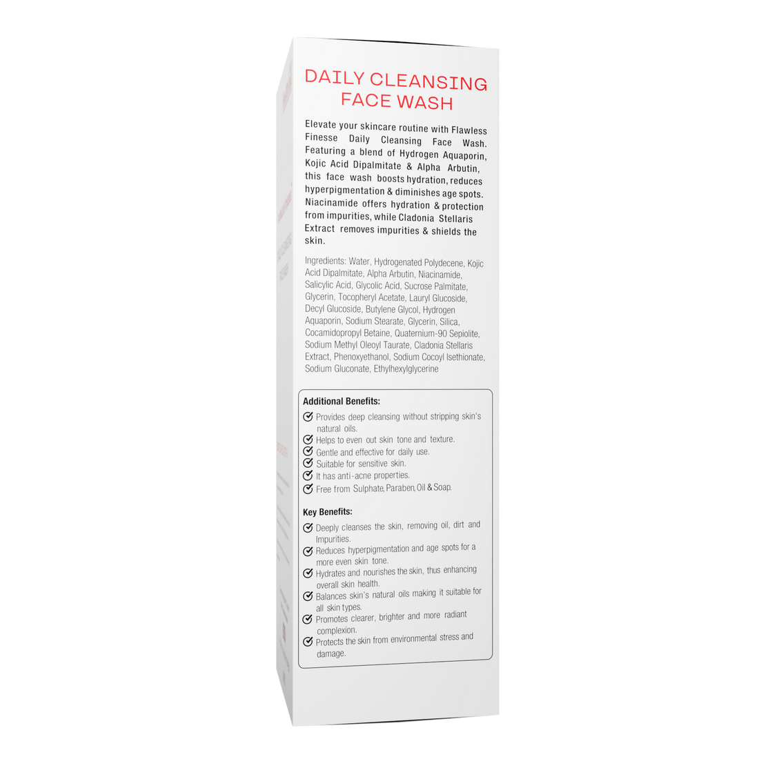 Flawless Finesse By HealthAid Daily Cleansing Facewash