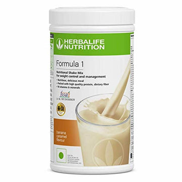 Herbalife Nutrition Formula 1 Nutritional Shake Mix Banana Caramel Flavors