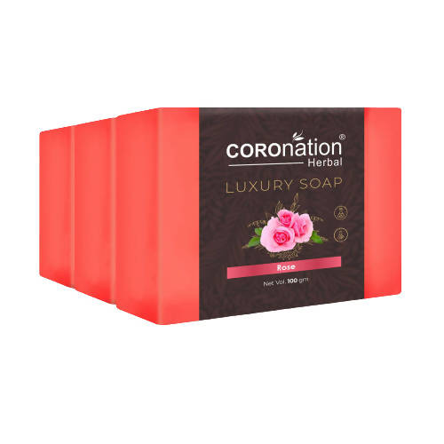 Coronation Herbal Pink Rose Luxury Soap