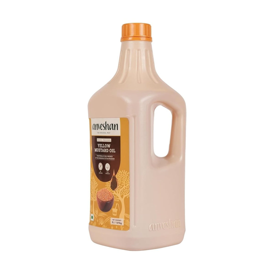 Anveshan Wood Pressed Yellow Mustard Oil