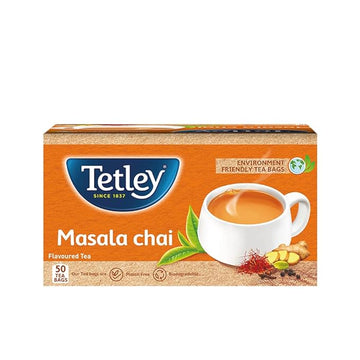 Tetley Masala Chai With Natural Flavor Black Tea Bags