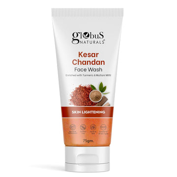 Globus Naturals Kesar Chandan Skin Lightening & Tan Removal Face wash