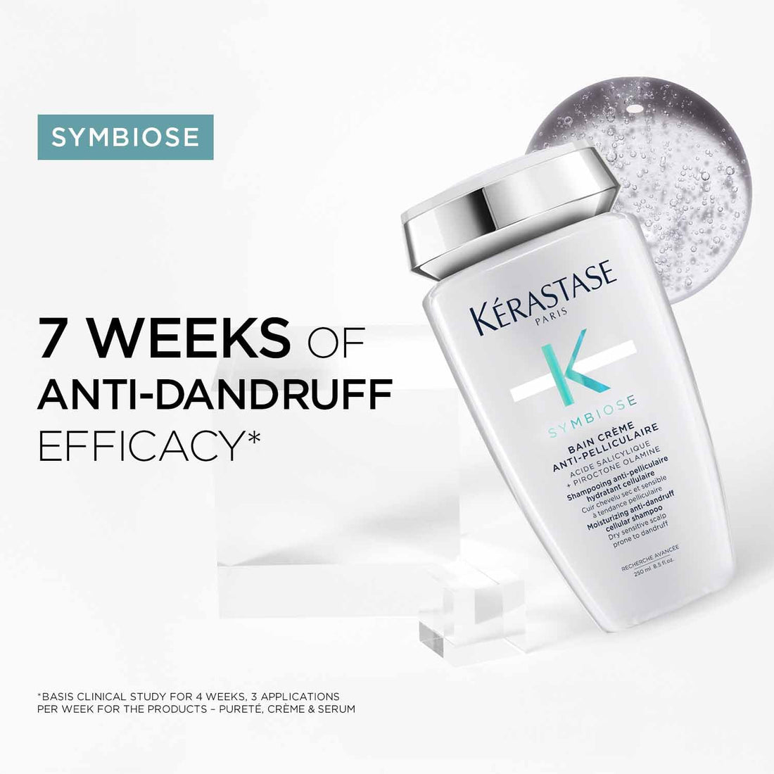 Kerastase Symbiose Bain Crème Anti-Dandruff Shampoo - Sulfate & Silicone-Free