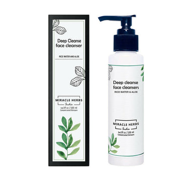 Miracle Herbs Deep Cleanse Face Cleanser Rice Water & Aloe