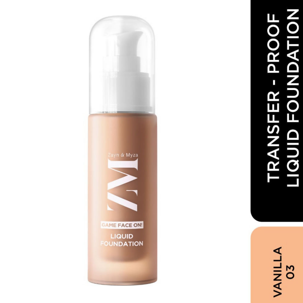 Zayn & Myza Game Face On Liquid Foundation With SPF 25 - Vanilla