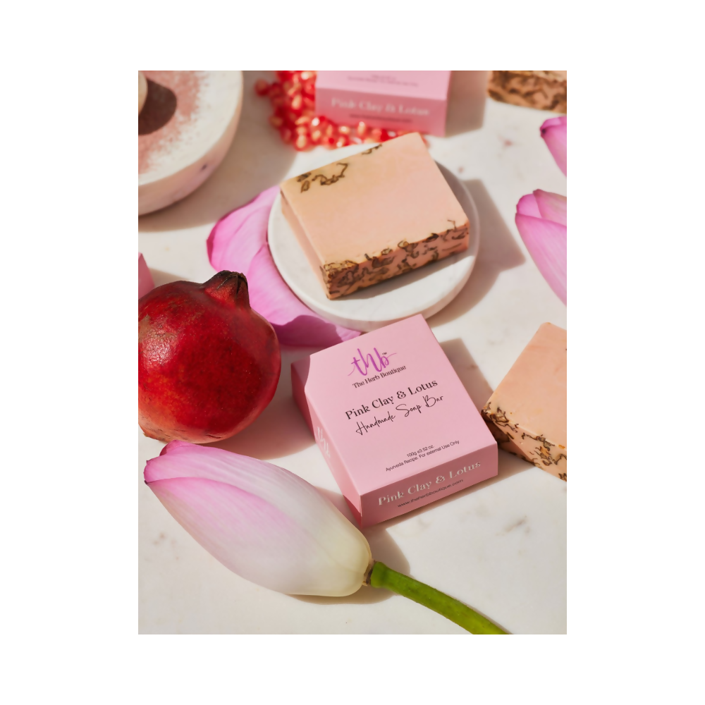 The Herb Boutique Rose And Charcoal Sugar Soap Bar