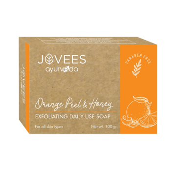 Jovees Orange Peel & Honey Exfoliating Daily Use Soap