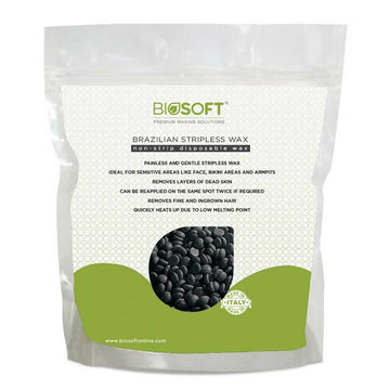 Biosoft Brazillian Stripless Wax - Charcoal