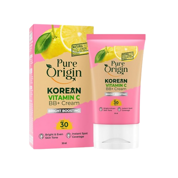 Pure Origin Korean Vitamin C Bright Boosting BB+ Cream Natural Bb Face Cream