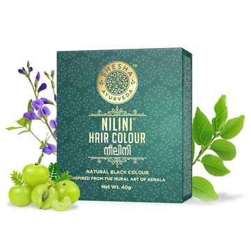Shesha Ayurveda Nilini Hair Color Gel - Natural Black Hair Colour With Aloevera Gel