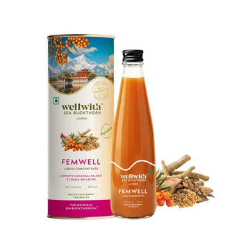 WellWith Himalayan Sea Buckthorn FemWell - Pulp Juice For Women Wellness