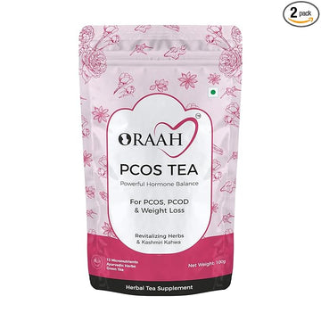 Oraah PCOS PCOD Herbal Tea - Kashmiri Kahwa Flavor