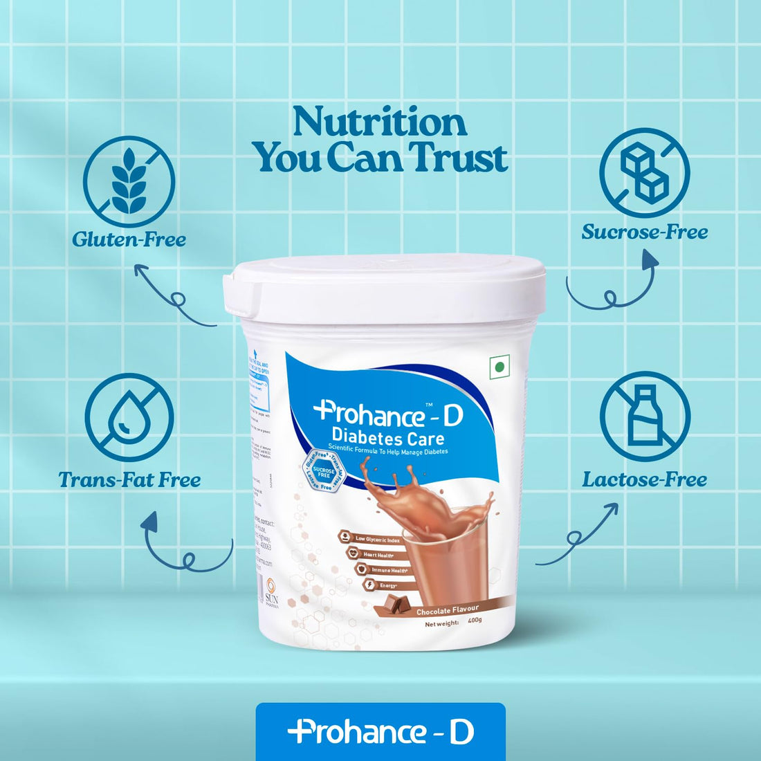 Prohance -D Nutritional Supplement for Diabetes Care - Chocolate Flavour