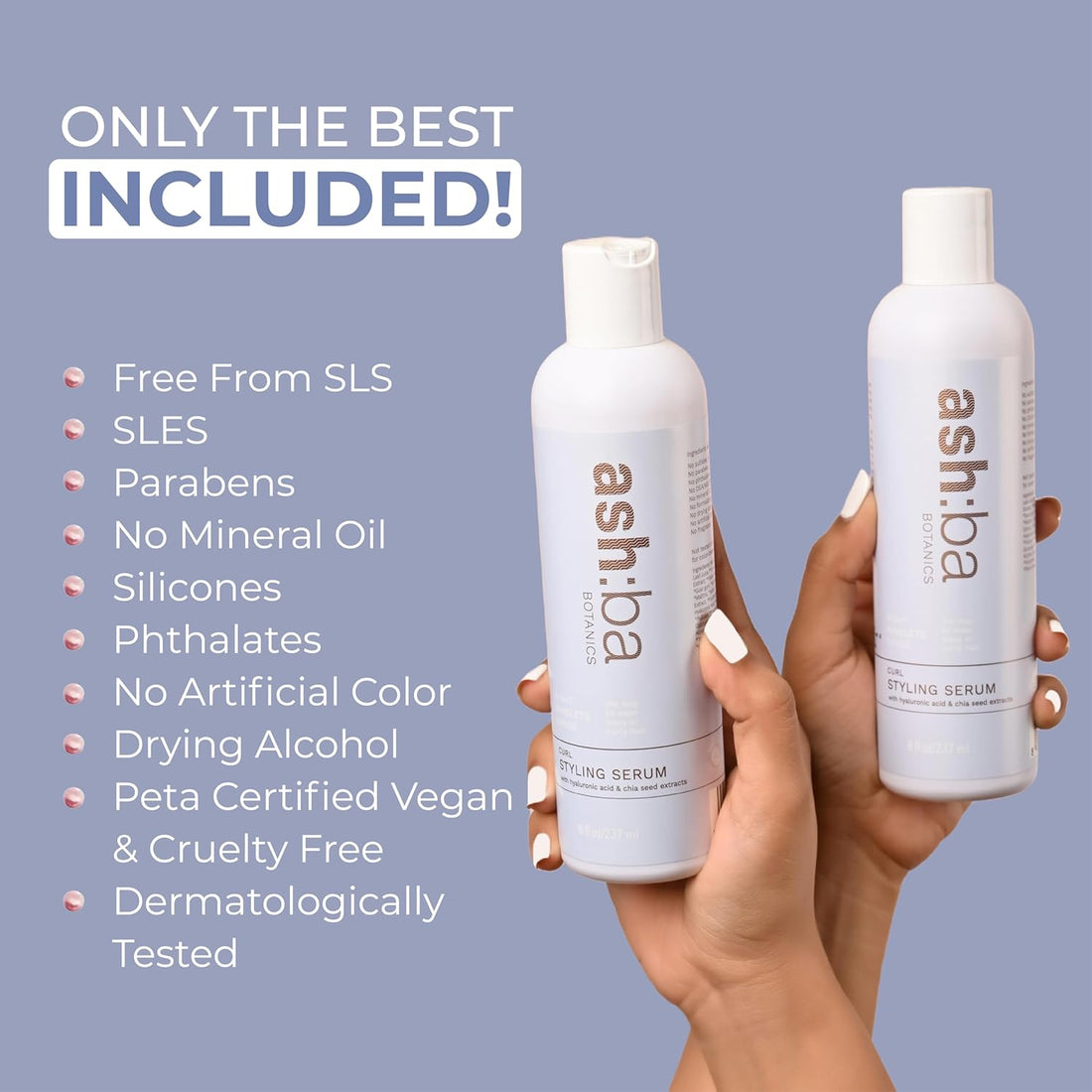 Ashba Botanics Curl Styling Serum