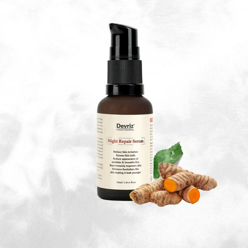 Devriz Professional Skin Night Serum For Dark Spots Uneven Skin Tone