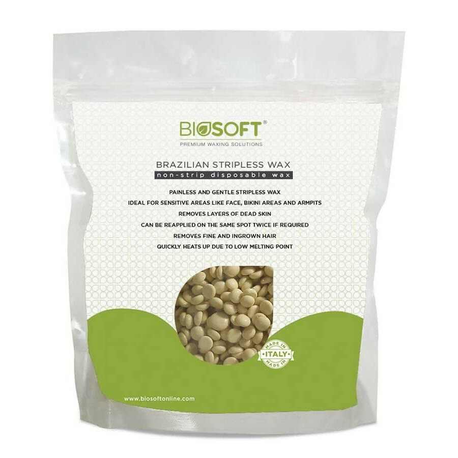 Biosoft Brazillian Stripless Wax - Vanilla