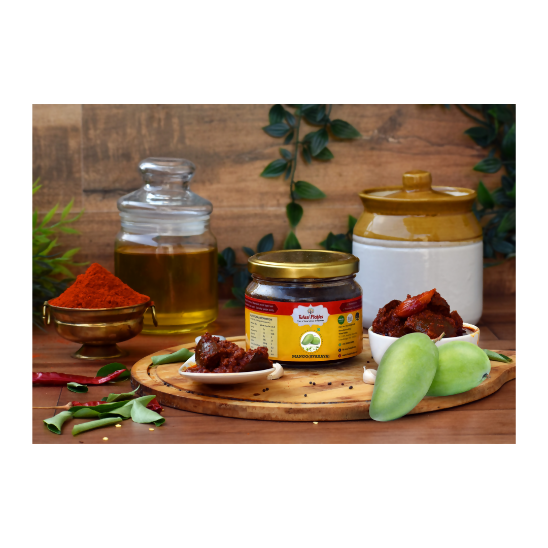 Tulasi Pickles Avakaya Ginger-garlic Pickle(Mango)
