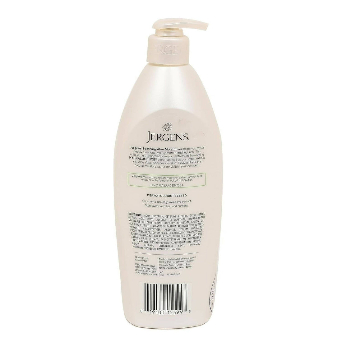Jergens Soothing Aloe Refreshing Moisturizer