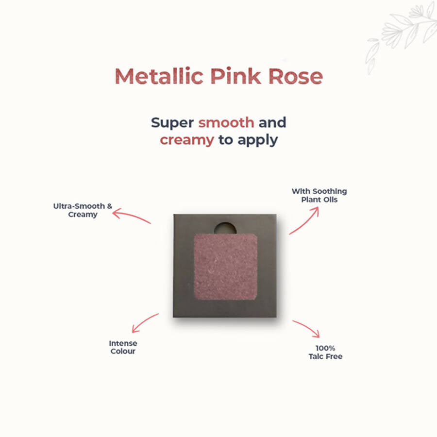 Disguise Satin Smooth Eyeshadow Squares - Metallic Pink Rose 208