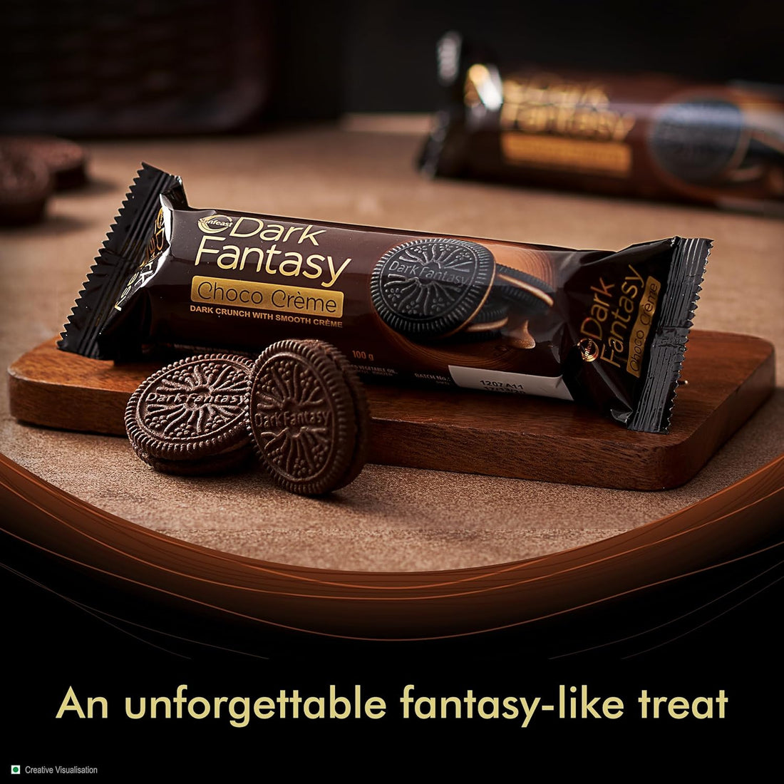 Sunfeast Dark Fantasy Sandwich Creme Dark Crunch With Choco Creme