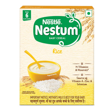Nestle Nestum Baby Cereal - Rice, From 6-24 Months