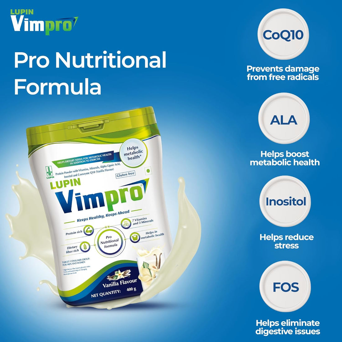 Lupin Vimpro Nutritional Powder - Vanilla